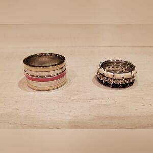 Two Lia Sophia Rings